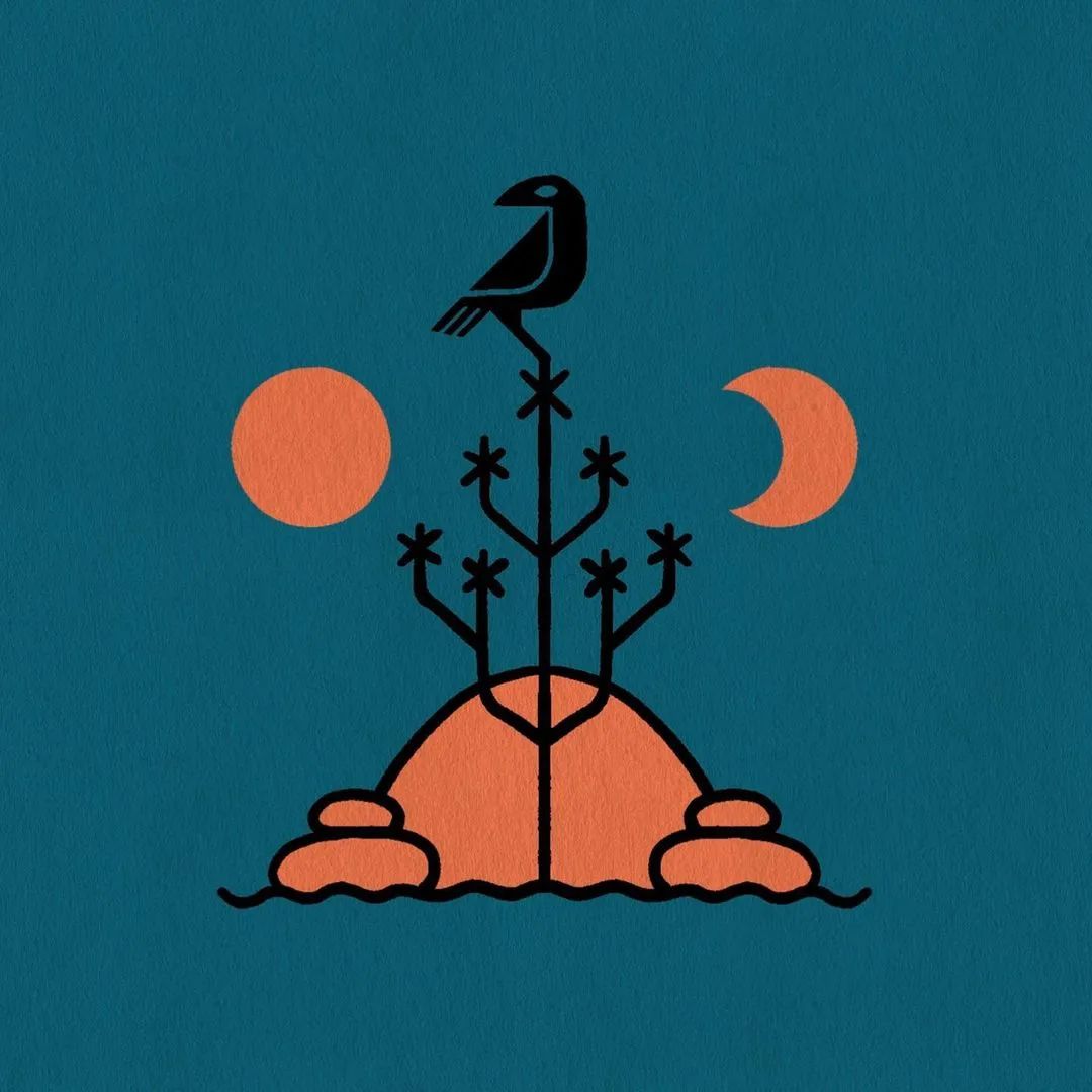 三分钟儿童春天风景简笔画马克笔,海边椰树风景简笔画图片大全