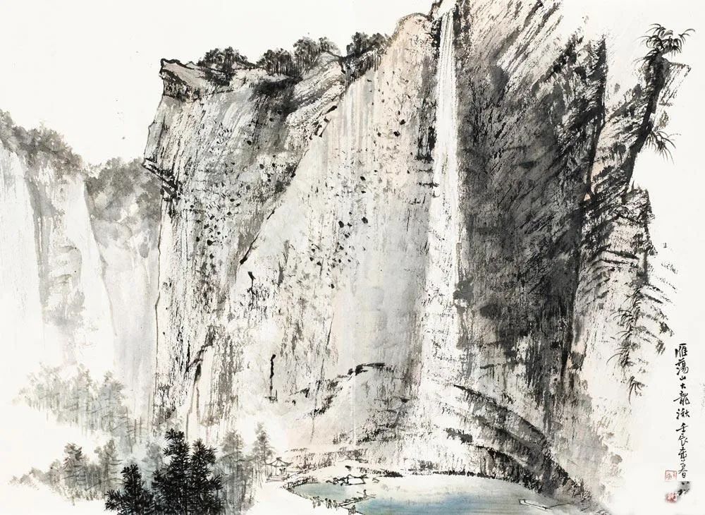 苏小松山水画欣赏,苏小松画家特点