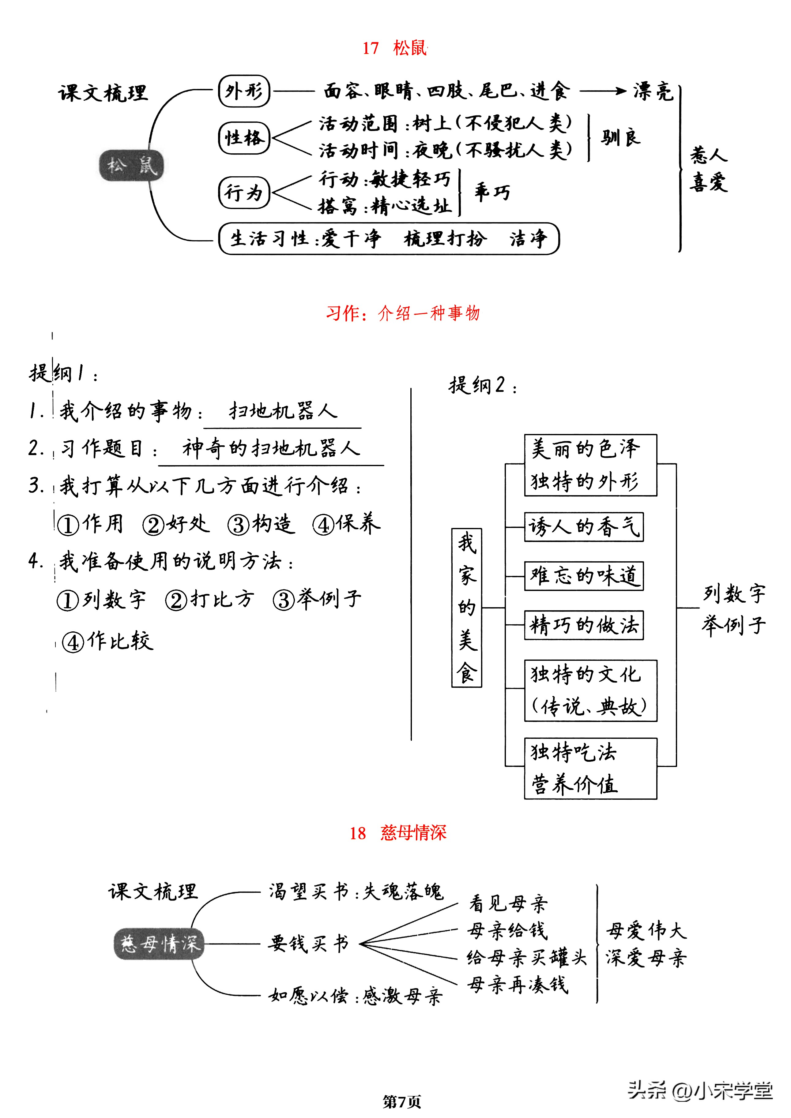 五年级上册语文人教版知识梳理图,五年级上册语文课文重点归纳练习