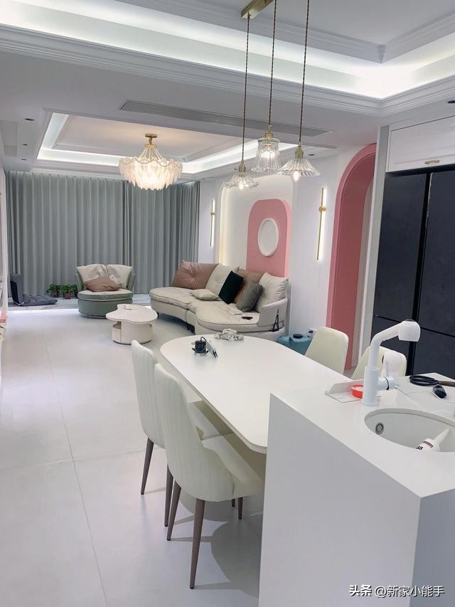 装修房子少女心效果图,新房装修效果图法式少女心