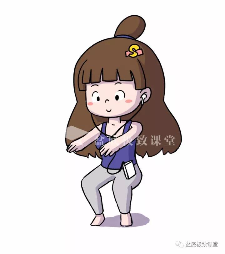 产后漫画形象,产后凯格尔训练图