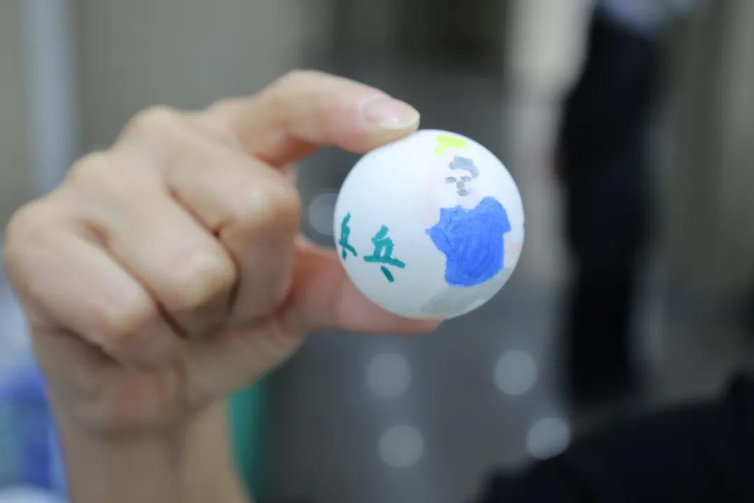 乒乓球上创意彩绘,乒乓创意绘画大全