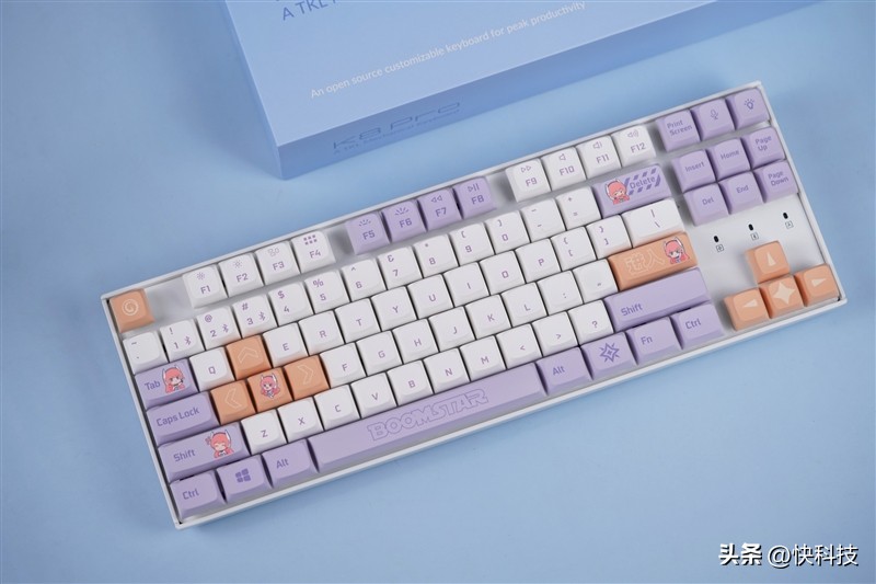 颜值就是正义硬软件可客制化！影驰KeychronK8Pro星曜娘键盘评测