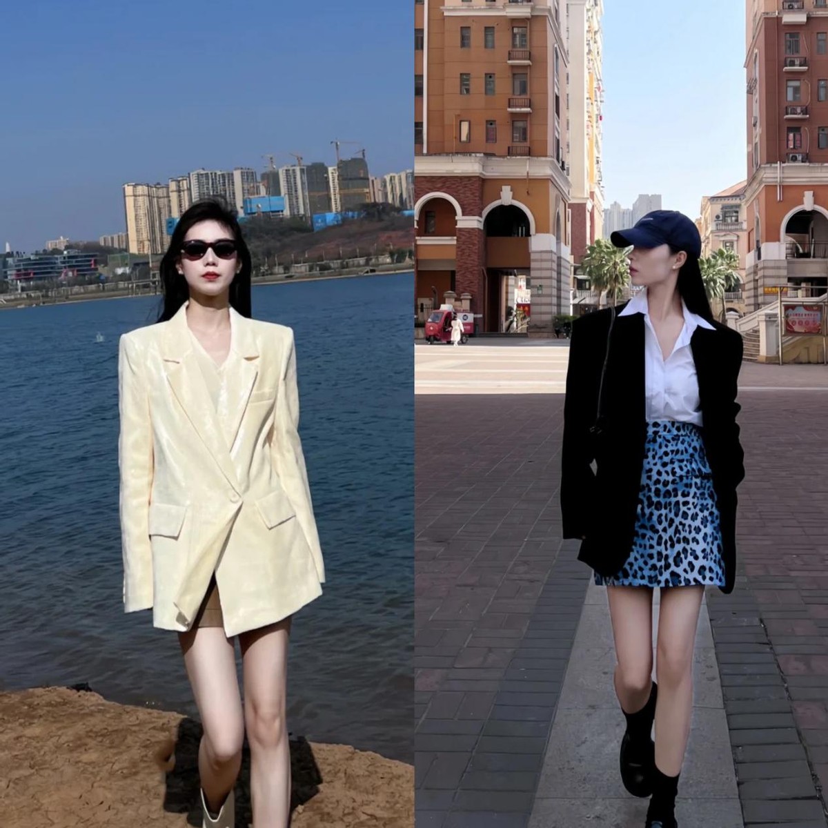 十种搭配西装的方法想不会穿都难,今年流行的西装怎么穿搭好看女