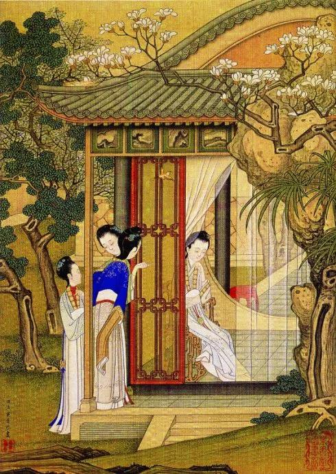 花鸟山水古画图片大全,中国名画山水画花鸟画