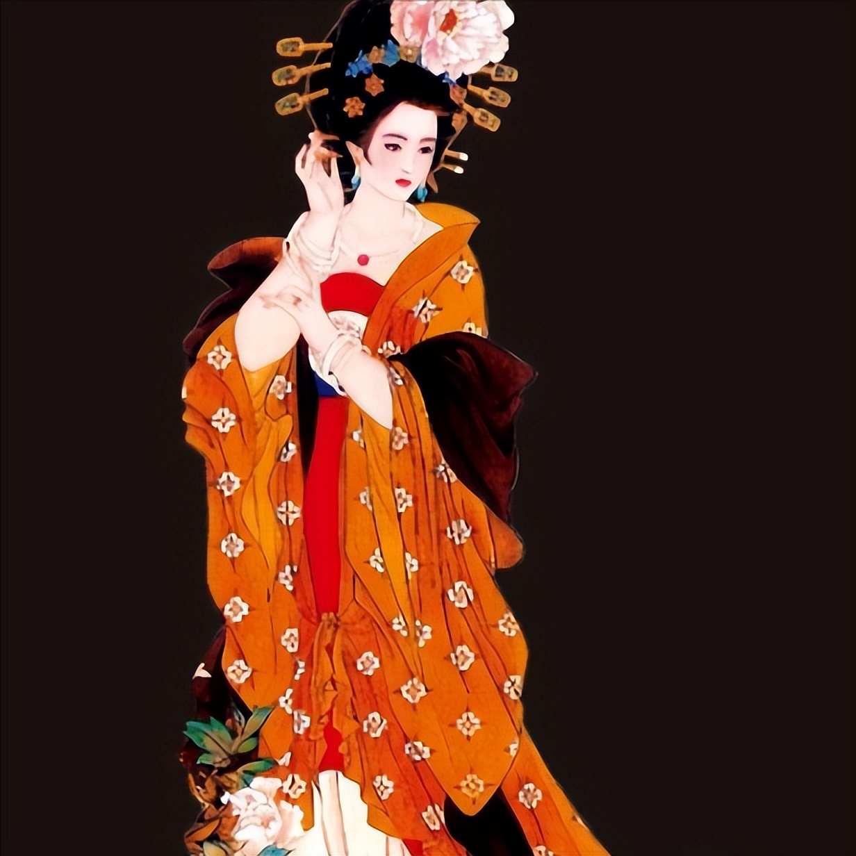 唐朝仕女服饰纹样有哪些,唐朝女装风格上有什么特点