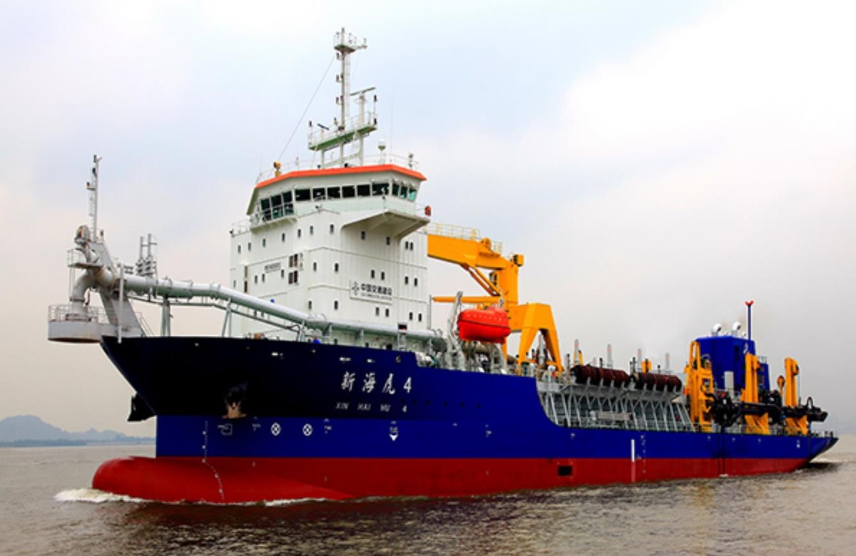 昔日4吨黄金换不来一艘挖泥船，如今中国自研成功，对外只租不卖