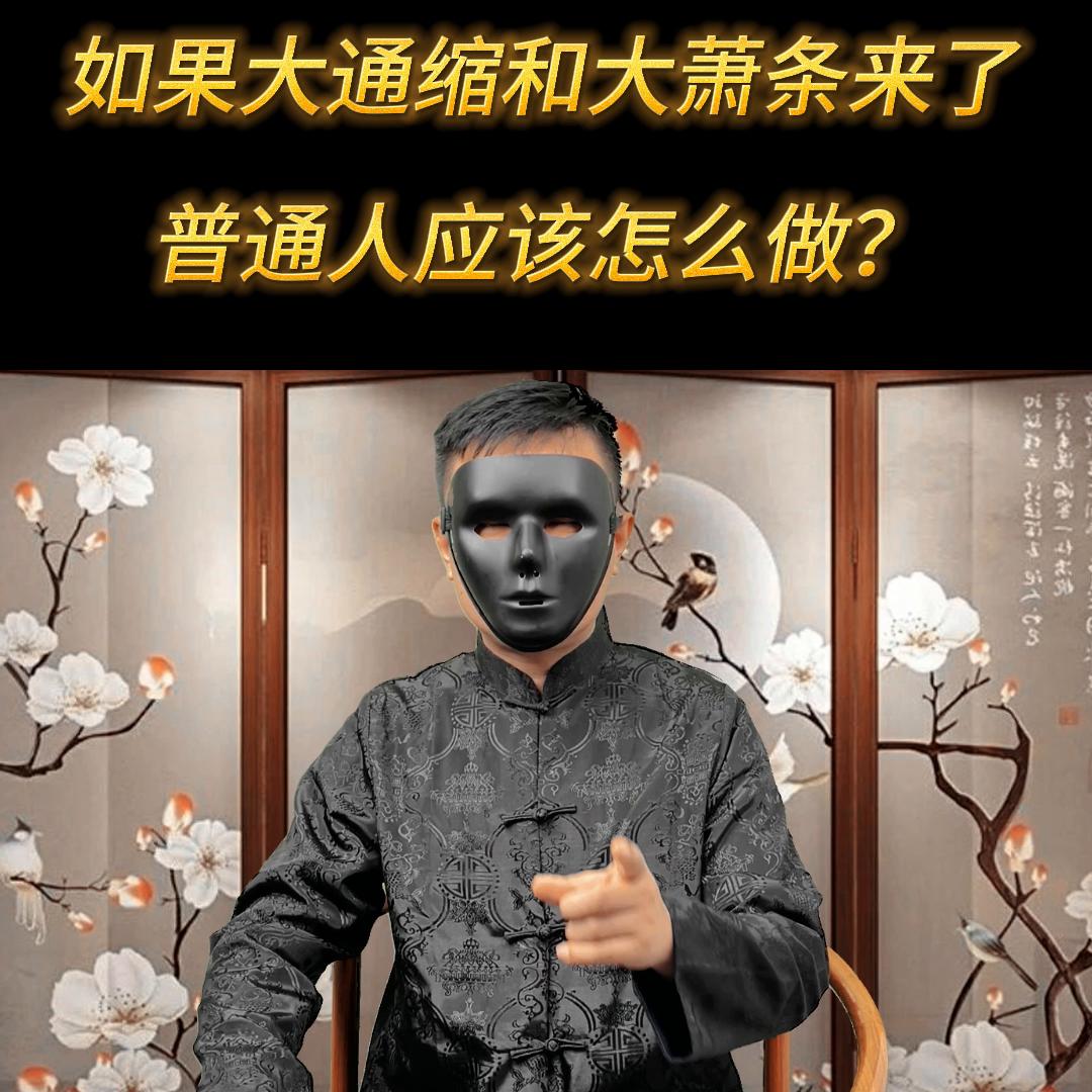 大通缩大萧条怎样应对,大通缩大萧条普通人如何应对