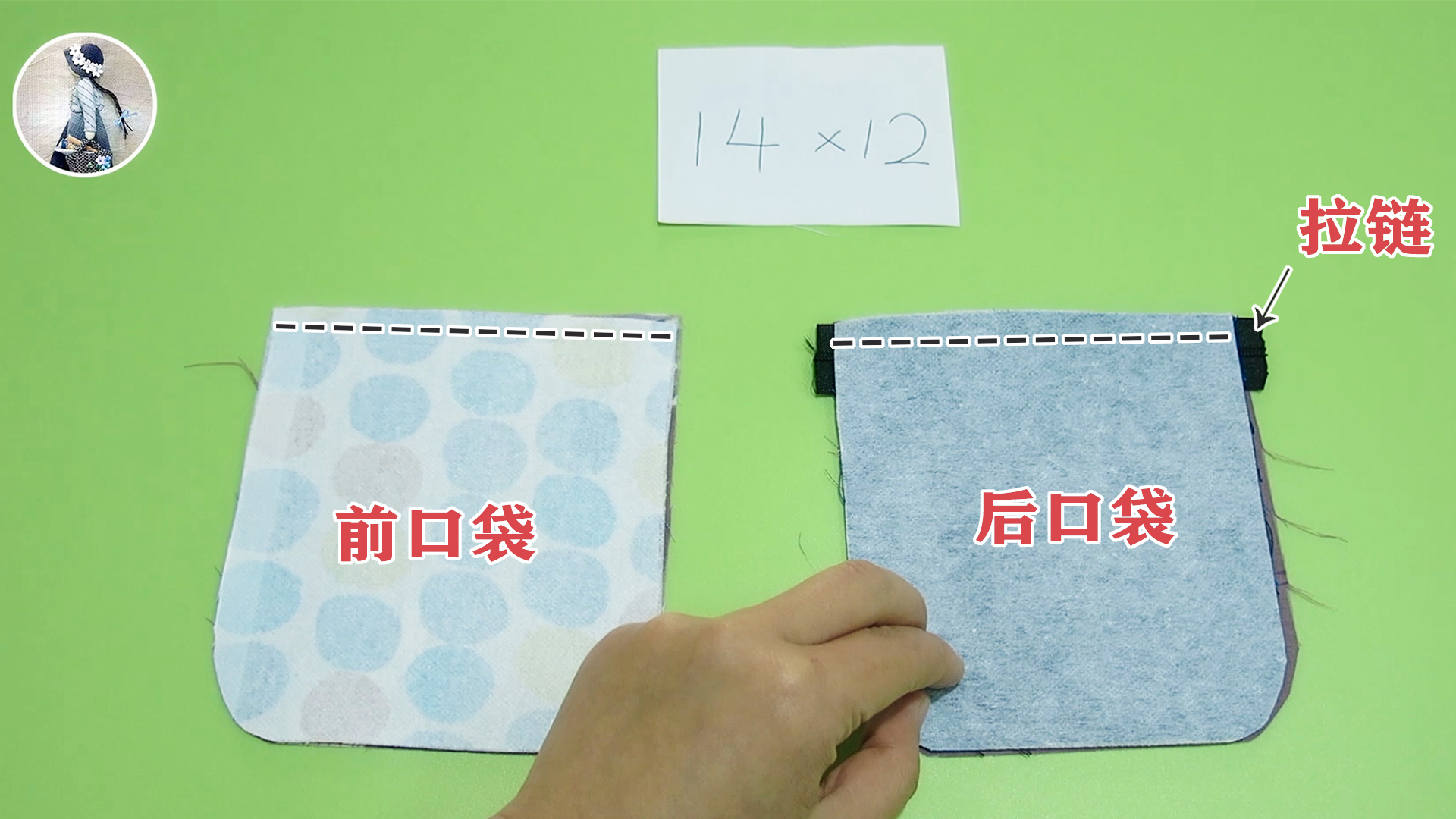 做一个手机包，加了两个D字扣和两根布条，马上变成胸包或者腰包