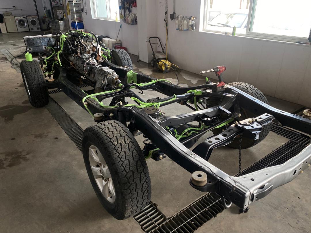 丰田霸道翻新全过程,丰田霸道能回原厂重新组装大修么