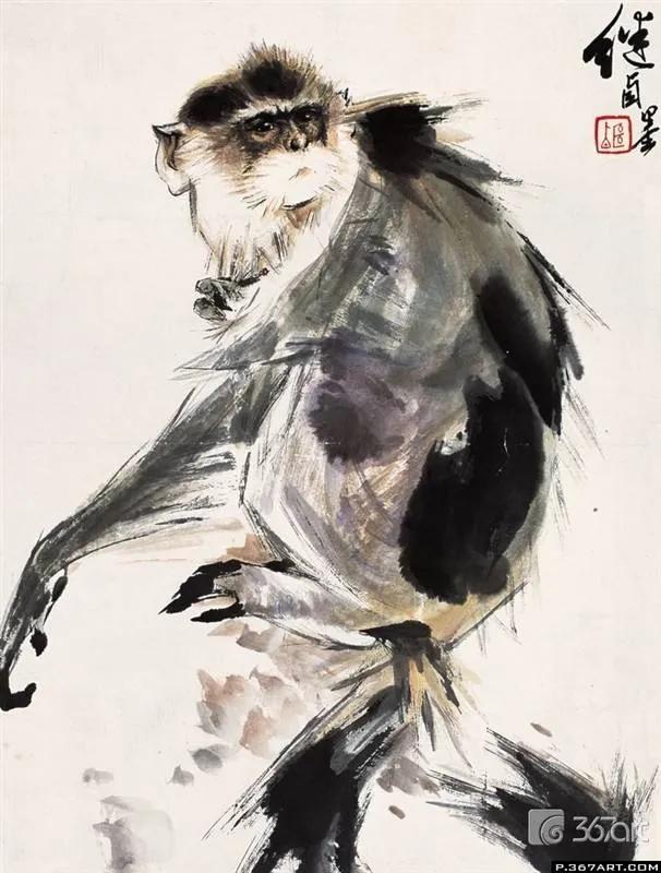 刘继卣猴,刘继卣画猴作品高清大图
