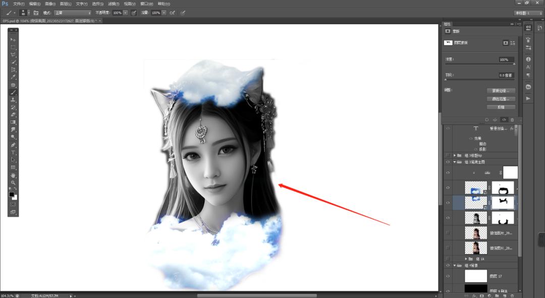 ps双重曝光的混合选项设置,ps双重曝光过程图片