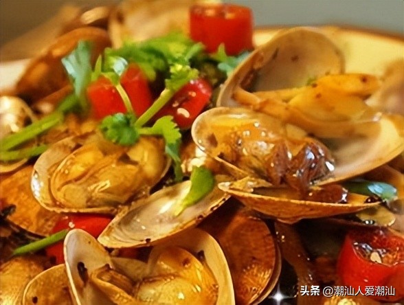 潮汕海鲜薄壳肉,潮汕各式海鲜海鲨