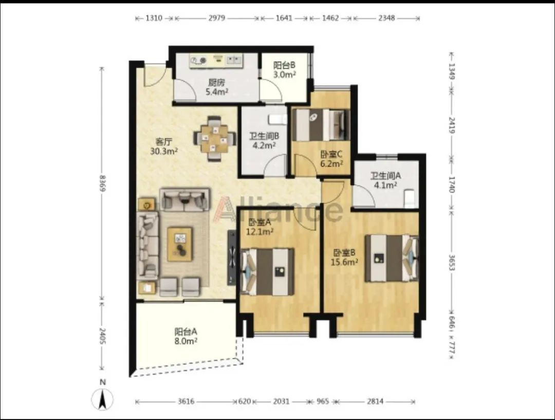 金融城盈彩美居,金融城家政公司