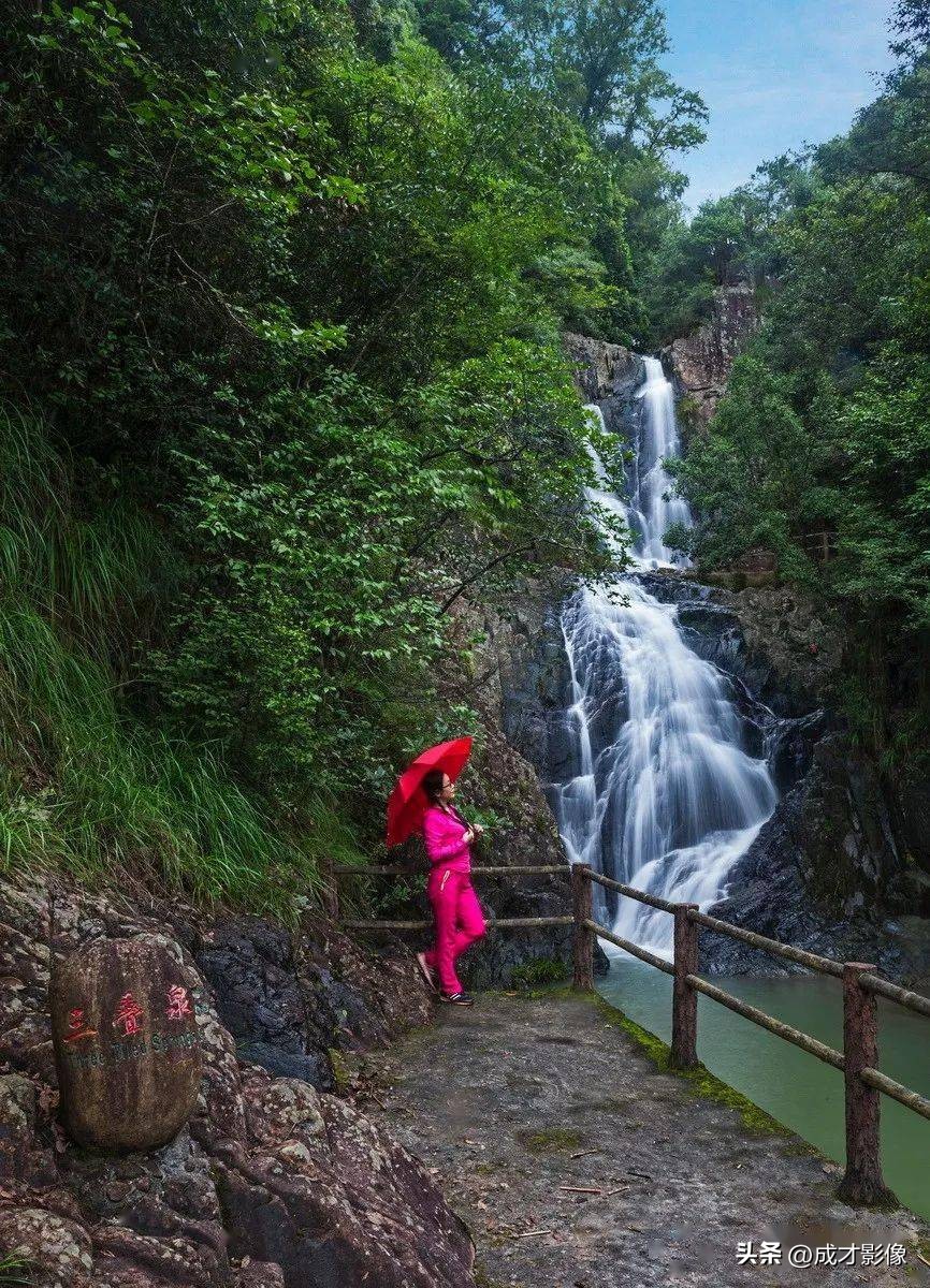 永泰瀑布景点,福建省永泰县百漈沟景区