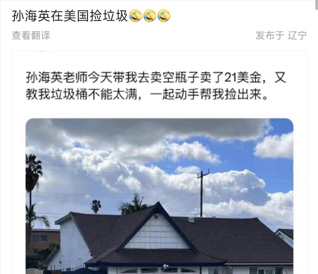 孙海英事件捡垃圾,孙海英拾垃圾事件