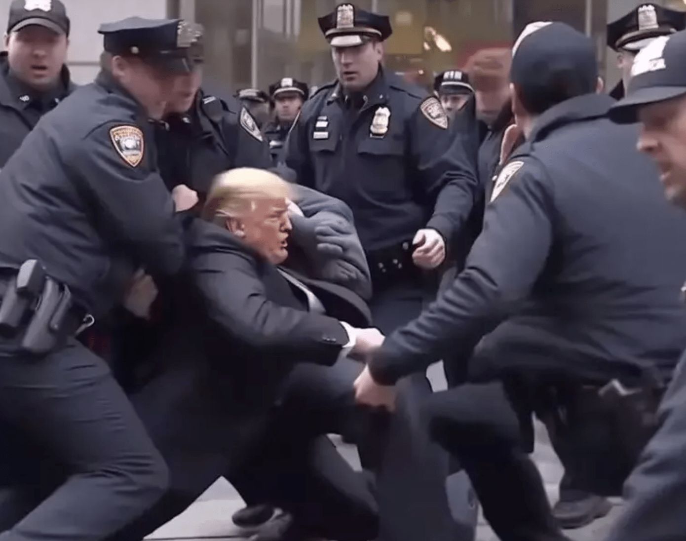 ai生成特朗普视频,ai生成的虚假图片泛滥亟待监管