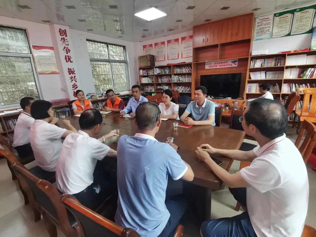 广东鼎湖民建、肇庆恒泰公司到昭平县走马镇开展结对帮扶工作全方位推动产业振兴