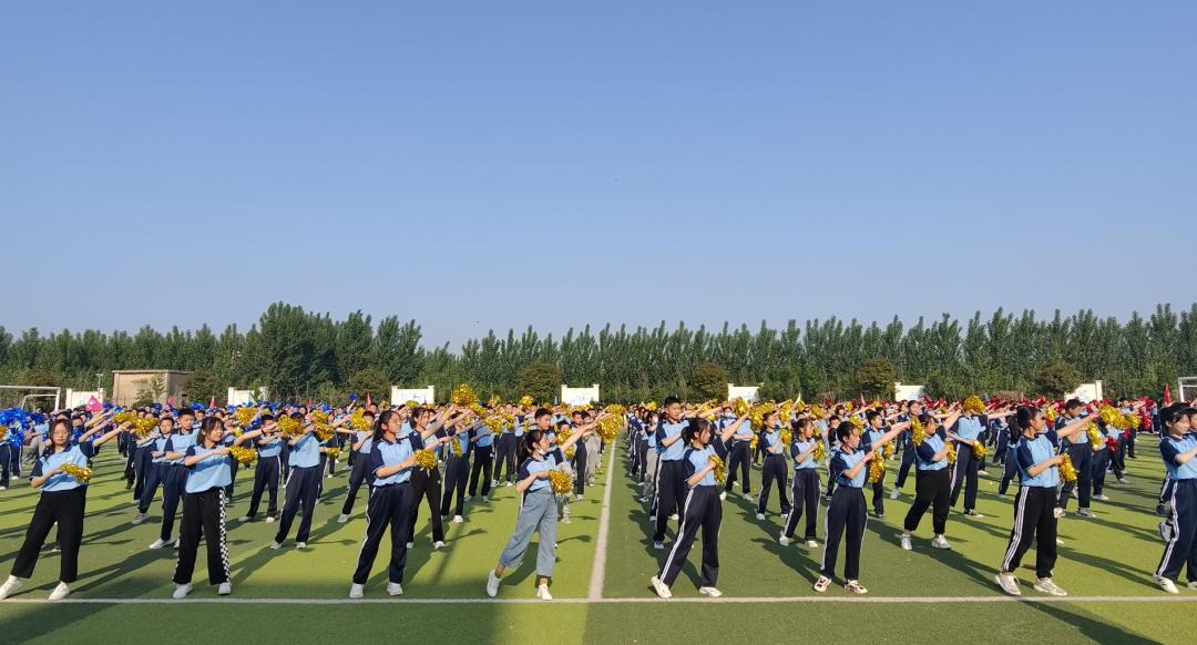 江河实验学校艺术节开幕,东平县实验中学运动会开幕