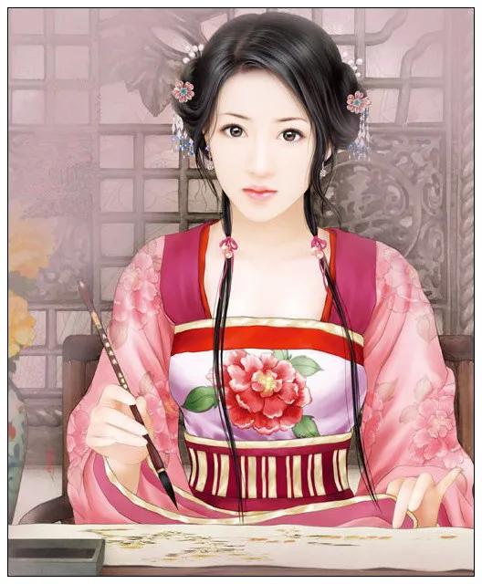 精美手绘手机壁纸古装演员,唐嫣古装高清壁纸