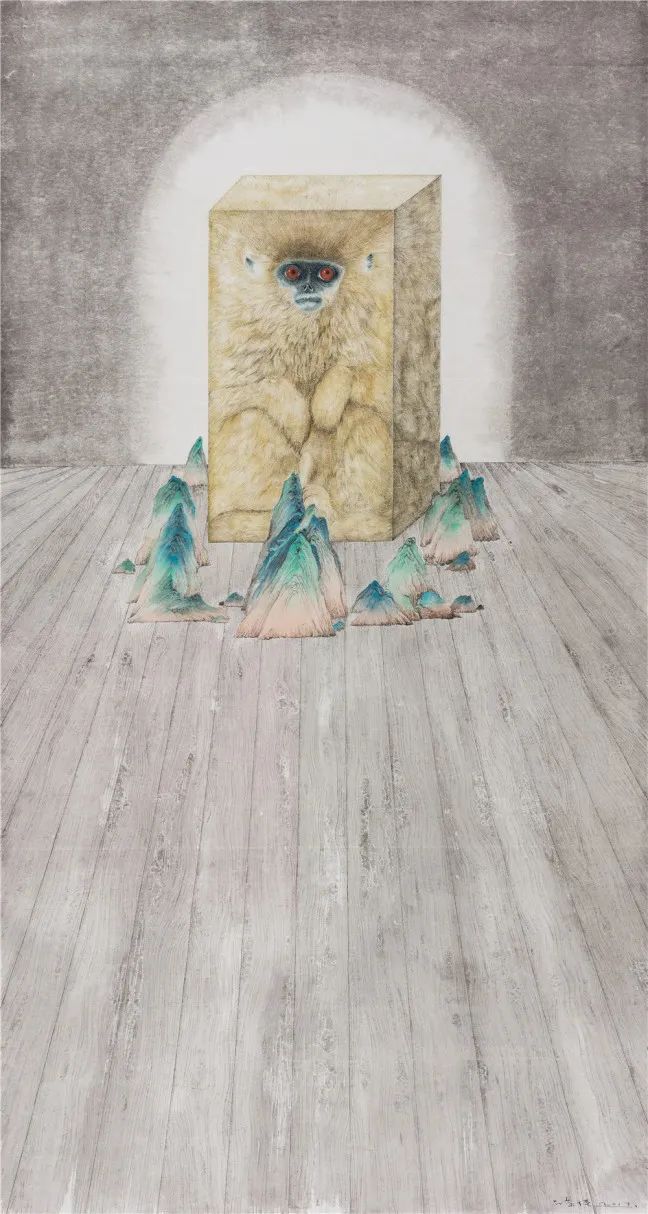 严谨细致的书法,水墨气韵生动的线描