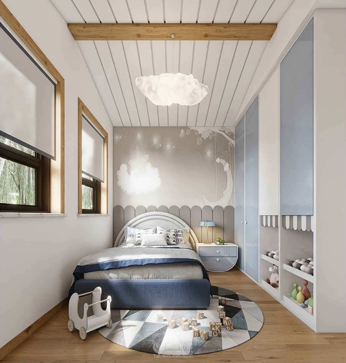 200平米日式原木风格,200平日式原木风