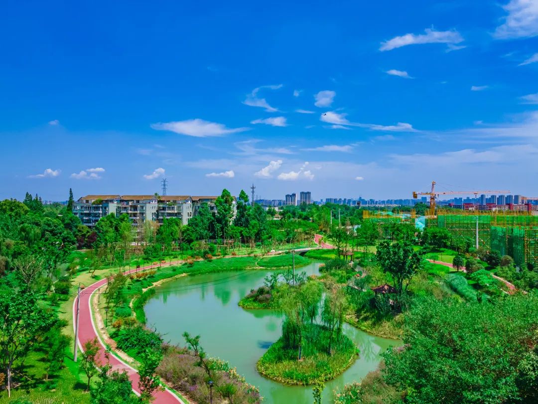城园融合,成都郫都区美丽宜居公园