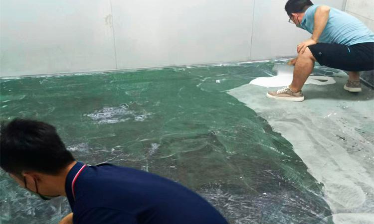 纯水性环氧自流平地坪漆国标参数,环氧自流平地坪漆施工全过程