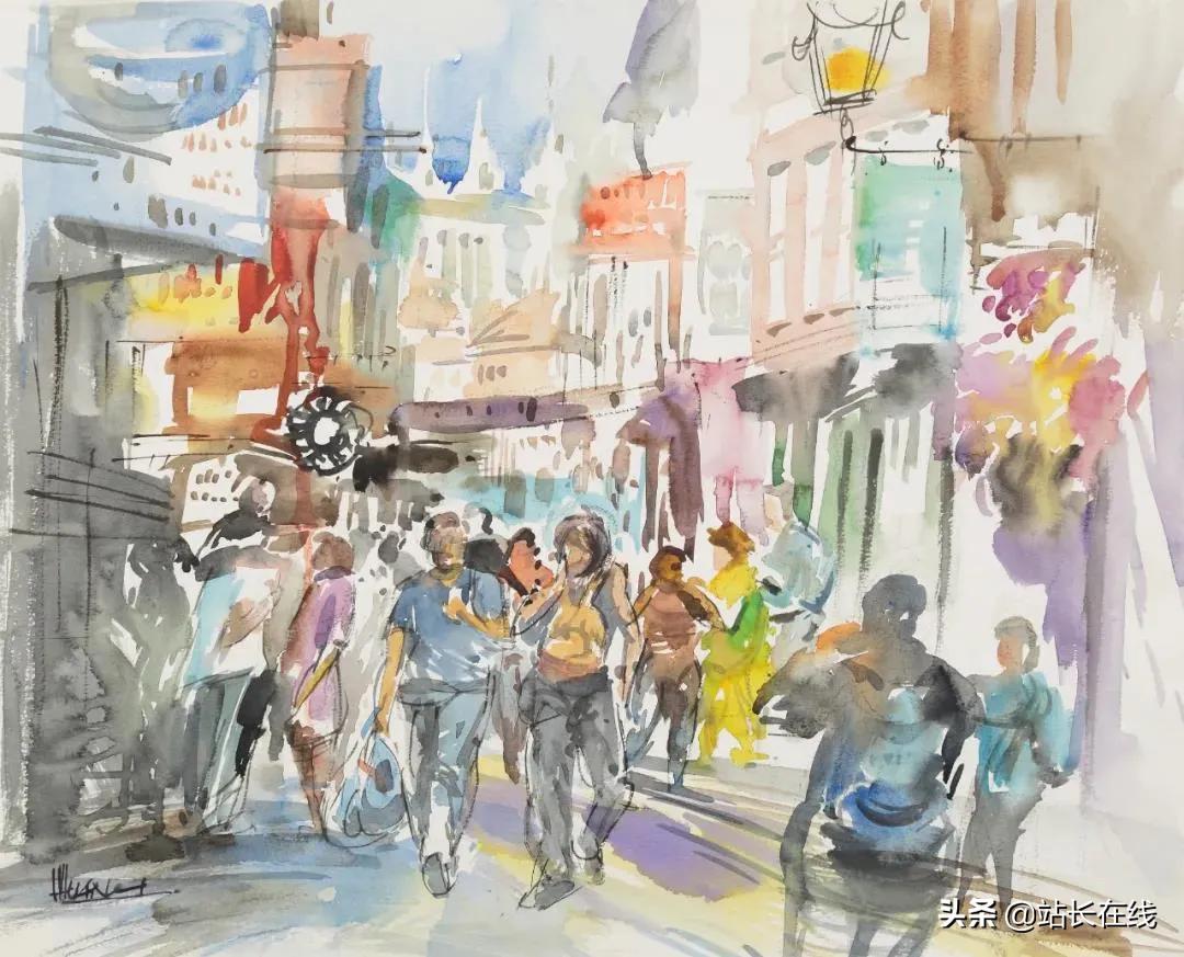 行者黄海，写写画画都是记录