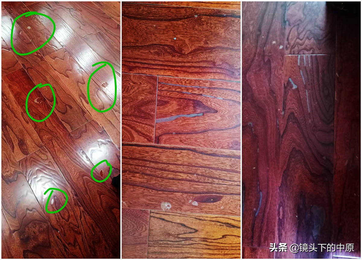 平顶山市民投诉：吉林森工实木地板装修新房后没多久表面起皮