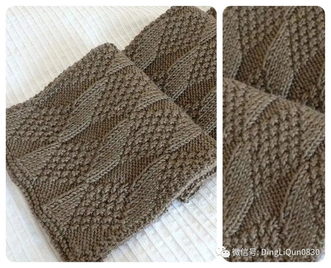 针织围巾款式图片大全,针织围巾分解教程