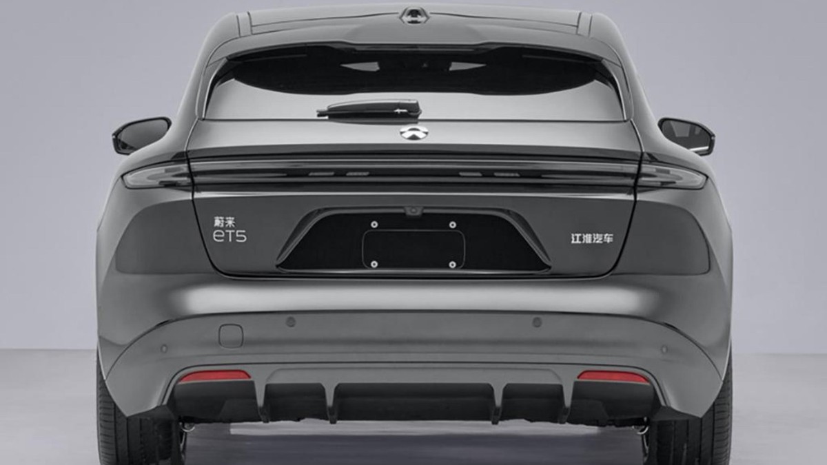 蔚来et5taycan猎装版,蔚来ET5猎装版实车被曝