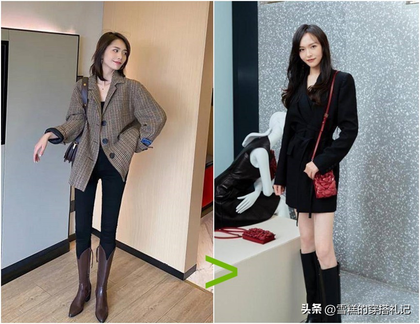 骑士靴显瘦轻快,骑士靴为什么穿起来显腿短