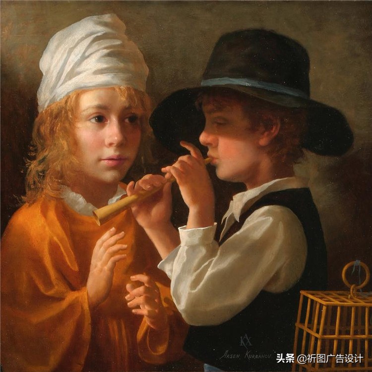 俄罗斯画家笔下的少女,俄罗斯油画人物写真