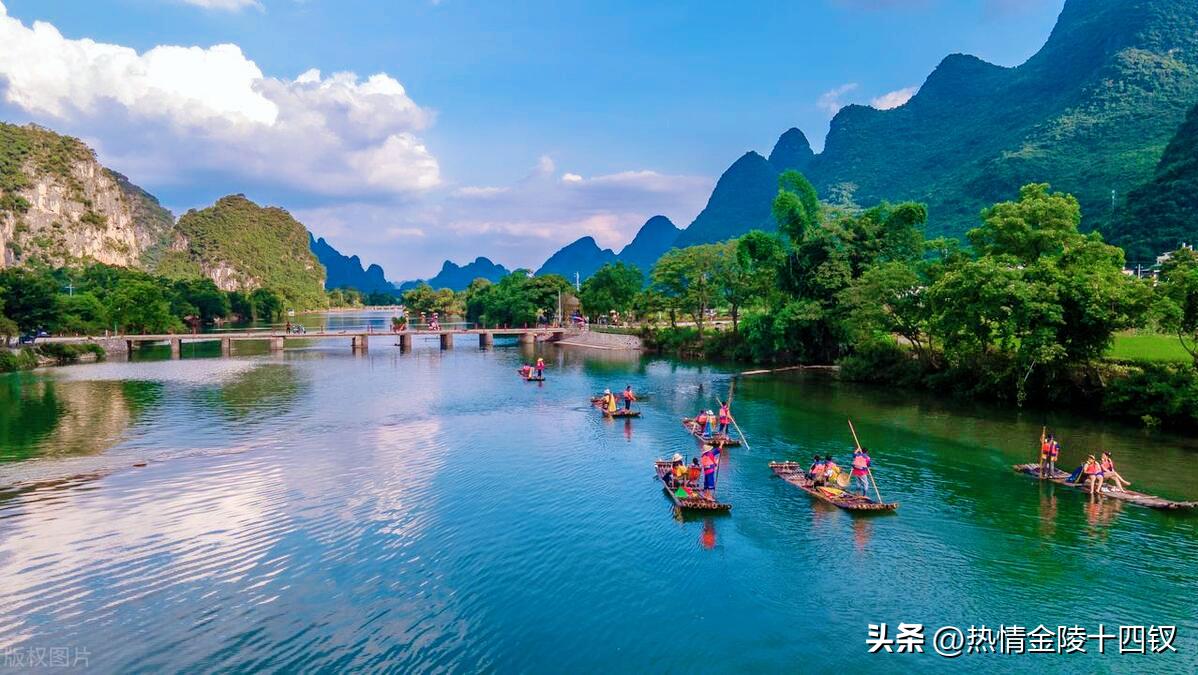 桂林遇龙河一日游最佳攻略,遇龙河竹筏3人漂流攻略