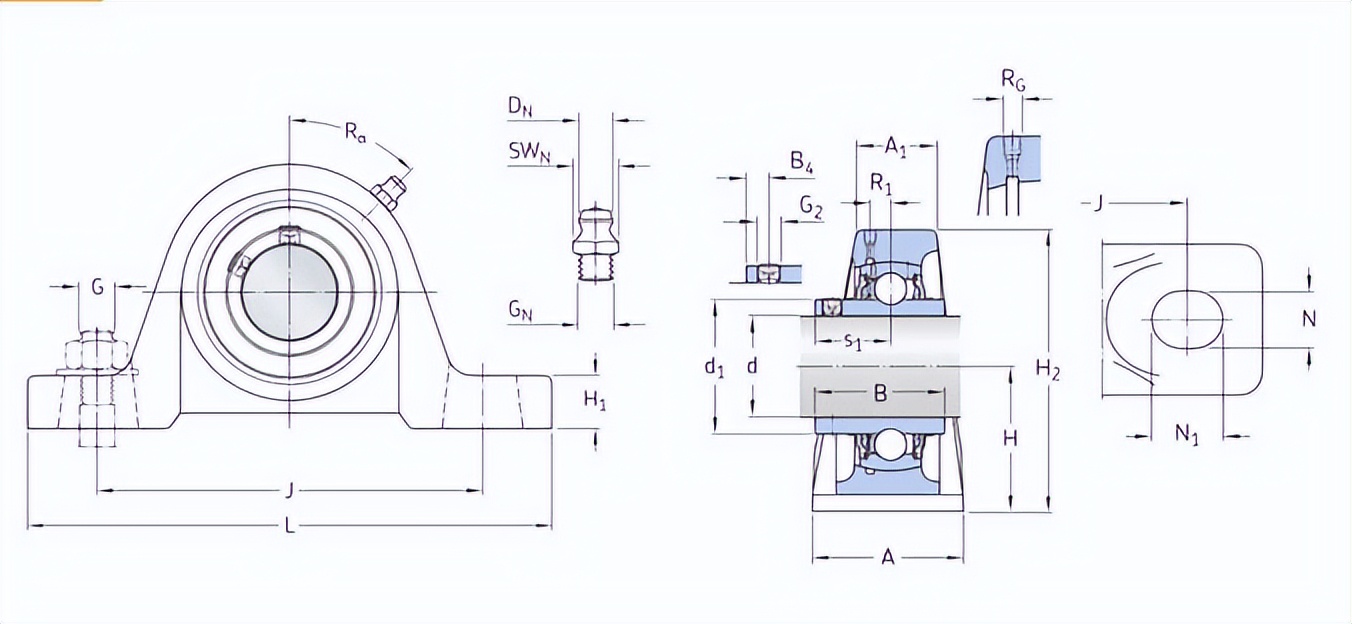 免维护轴承hc209,免维护轴承5618