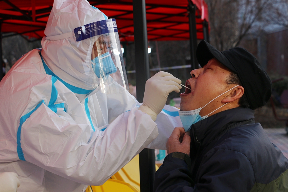天寒地冻人心暖大港中医人28个点位助力滨海二筛