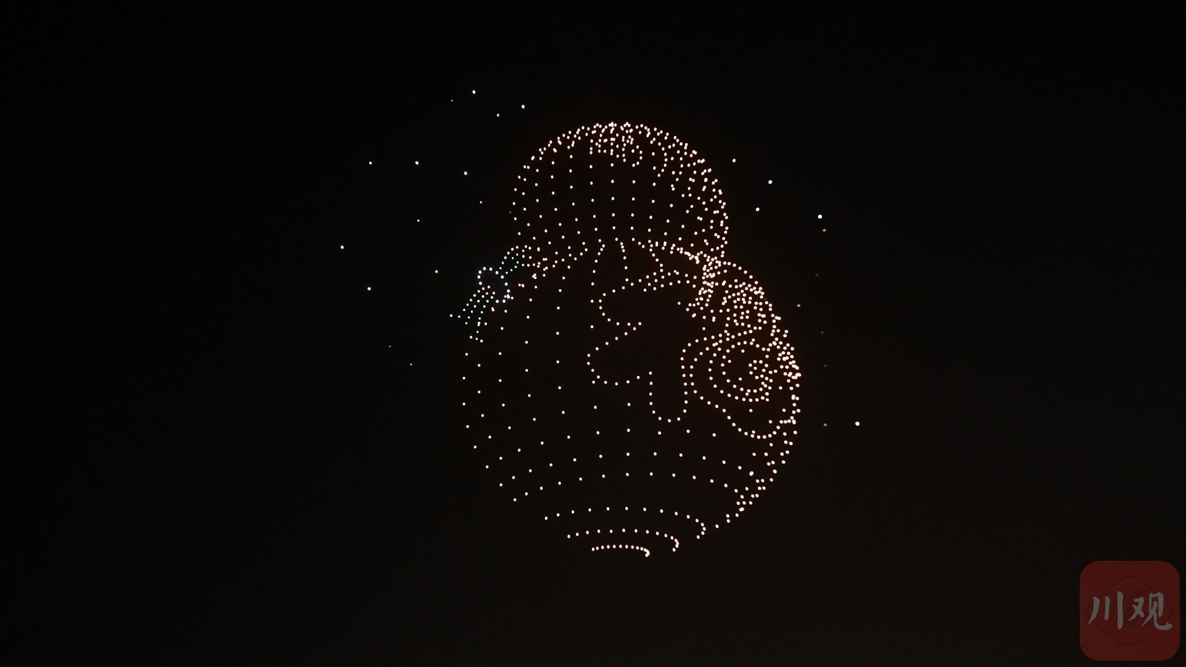 龙翔九天动画,龙飞九天无人机表演