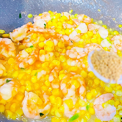 清炒玉米虾仁家常做法,清炒速冻玉米粒