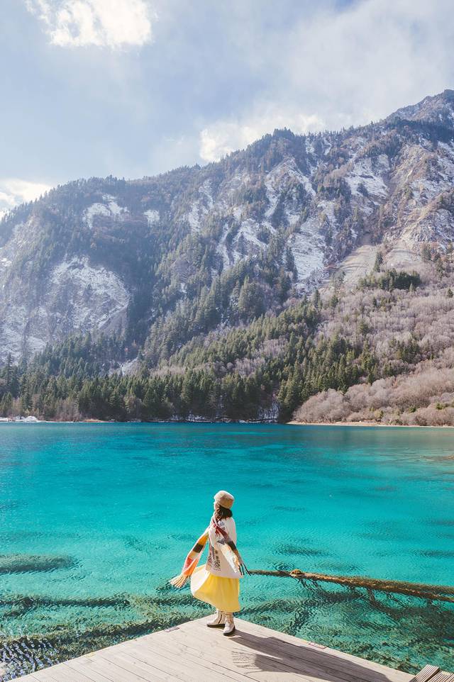 冬日梦幻童话九寨沟12月出发,九寨沟翠海蓝冰