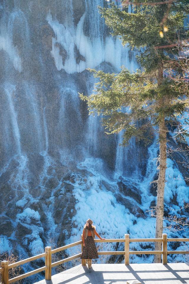 冬日梦幻童话九寨沟12月出发,九寨沟翠海蓝冰