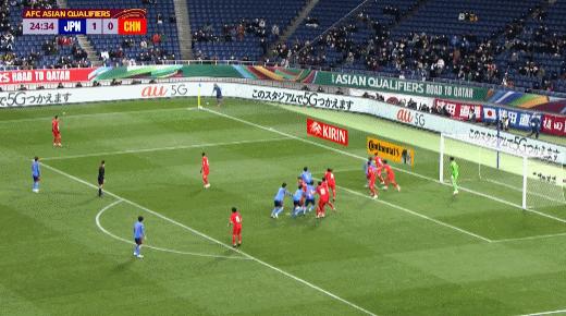 刚刚，国足客场0:2输给日本，有球迷自嘲“日本队门将长啥样？”