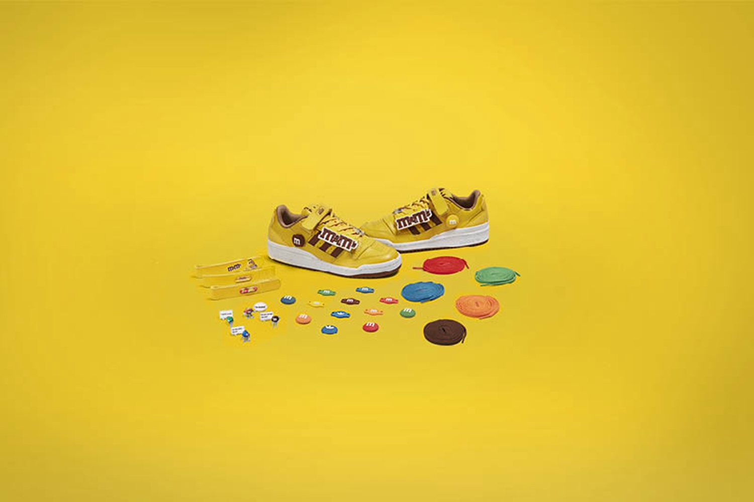 阿迪达斯和mm豆联名鞋子,mms巧克力豆联名鞋子