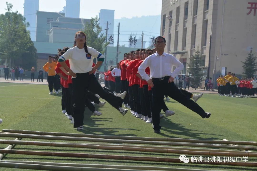 竹竿舞课间活动美篇,临洮洮阳中学竹竿舞