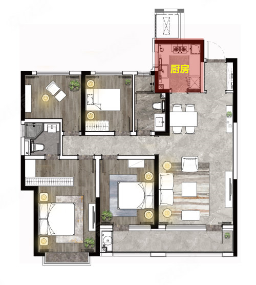 青啤静澜山192平户型怎么样,青啤静澜山大平层