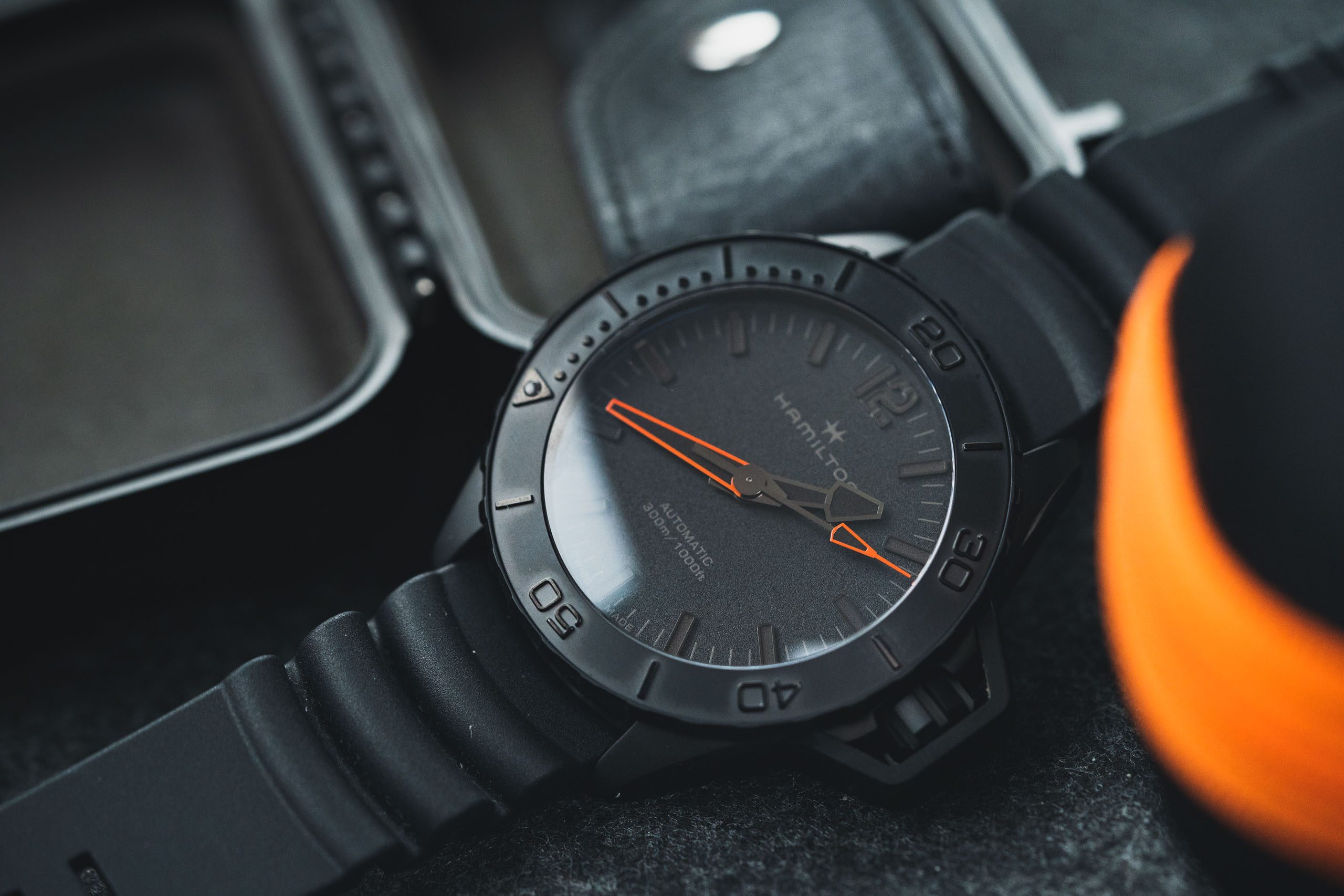 汉米尔顿卡其海军蓝盘蛙人,汉米尔顿卡其蛙人老款