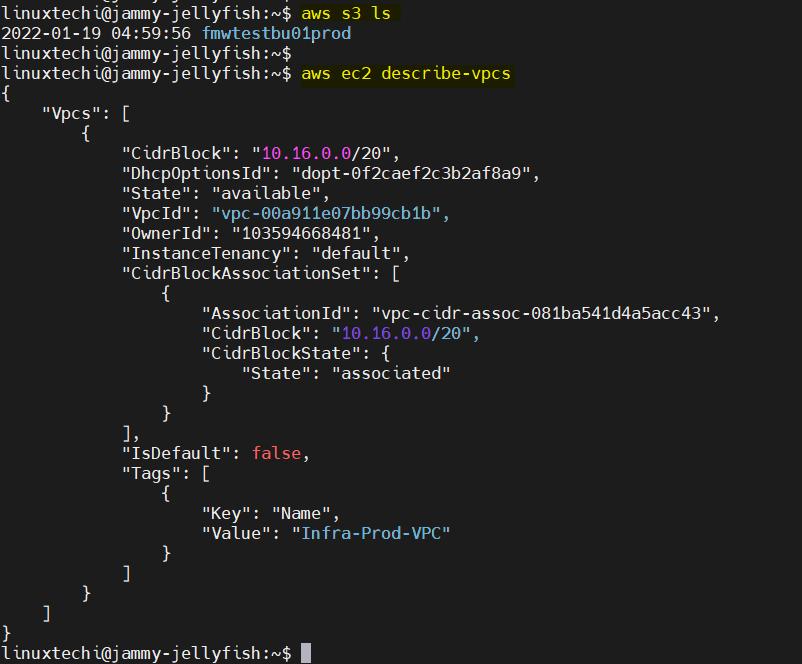 linux安装aws命令,安装aws命令