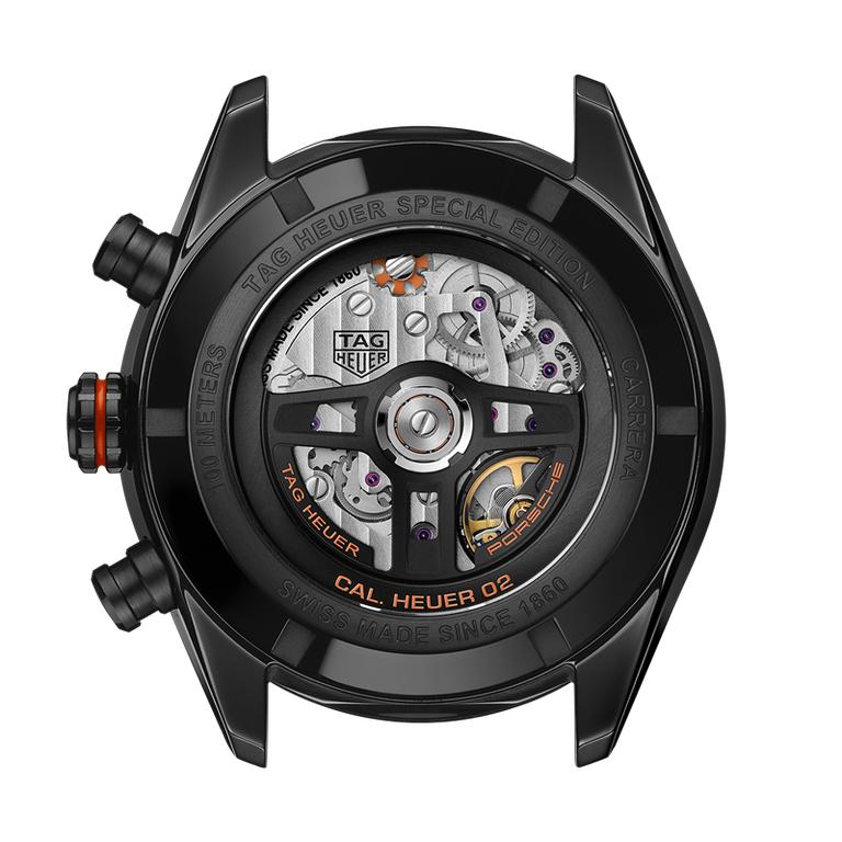 TAGHEUER泰格豪雅推出泰格豪雅卡莱拉系列(CARRERA)保时捷ORANGERACING计时码表