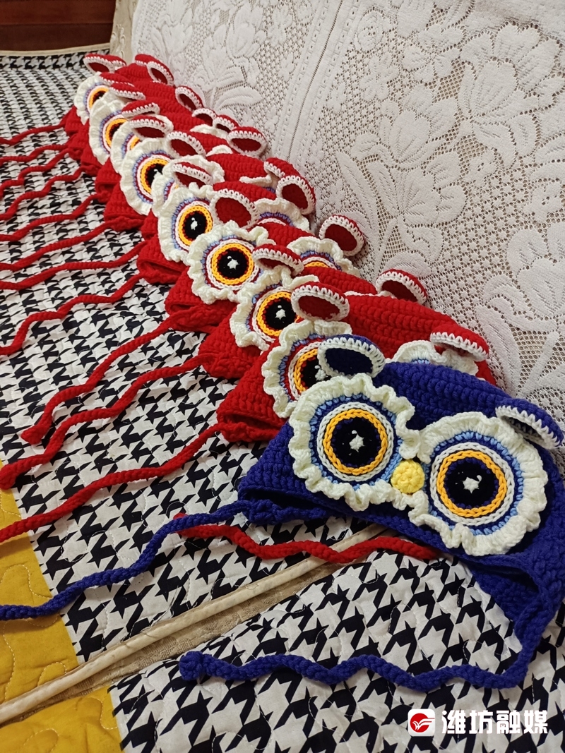 醒狮帽diy材料成人,森妈手工diy醒狮帽