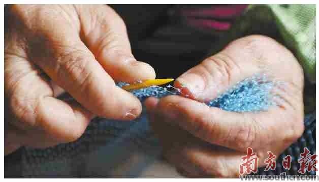 巧手编网兜,巧手编织工